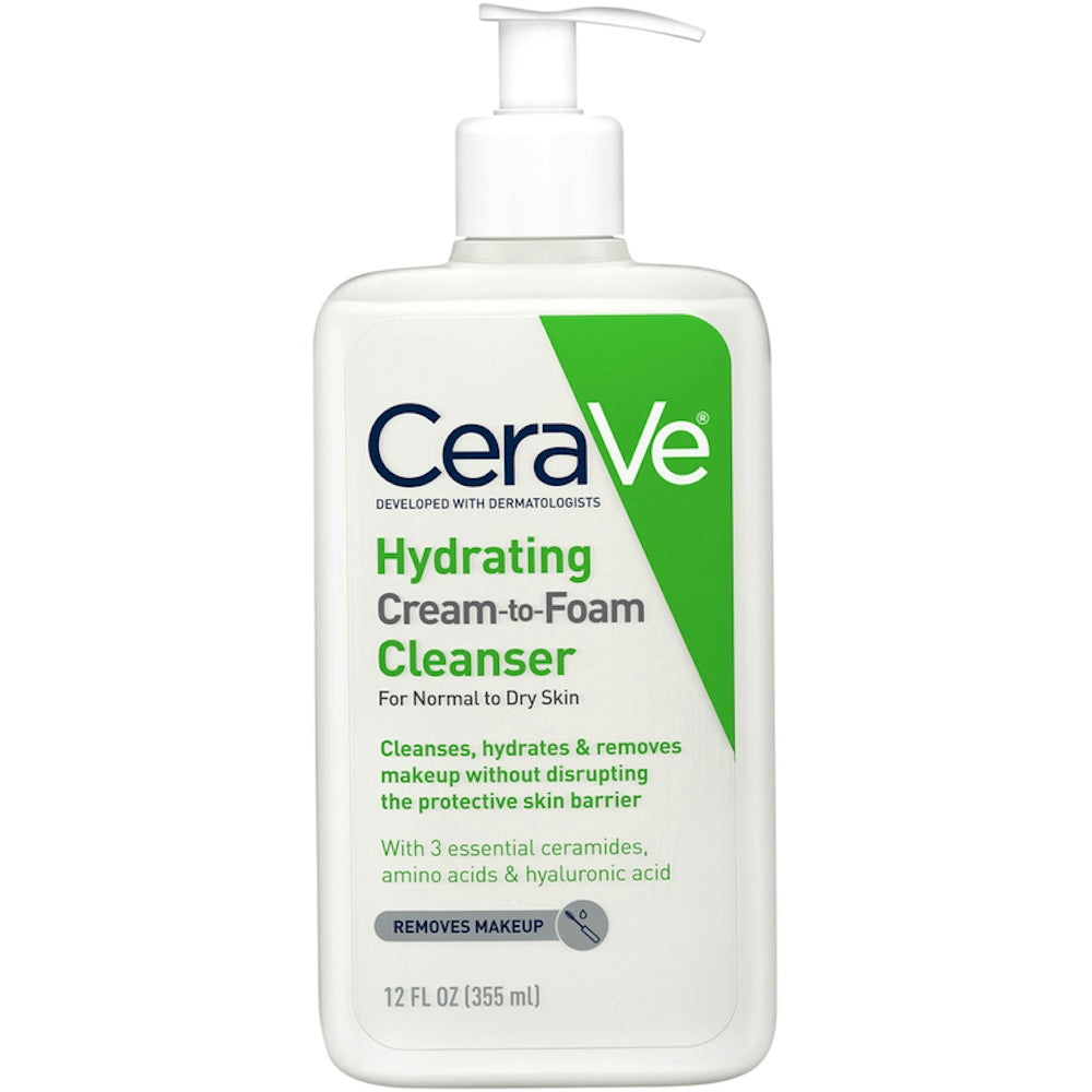 CeraVe Hydrating Cream-to-Foam Cleanser